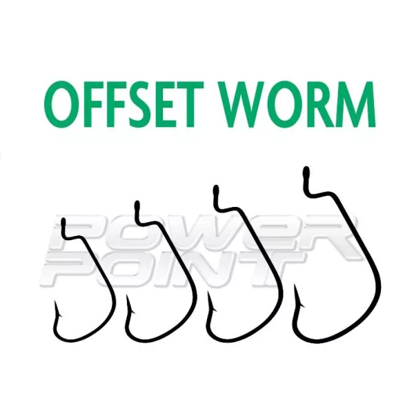 Rapture Offset Worm 1/0 Amo Offset 10pz