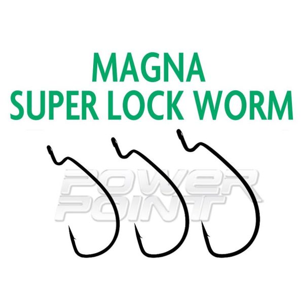 Rapture Magna Super Lock Worm 5/0 Amo Offset 10pz