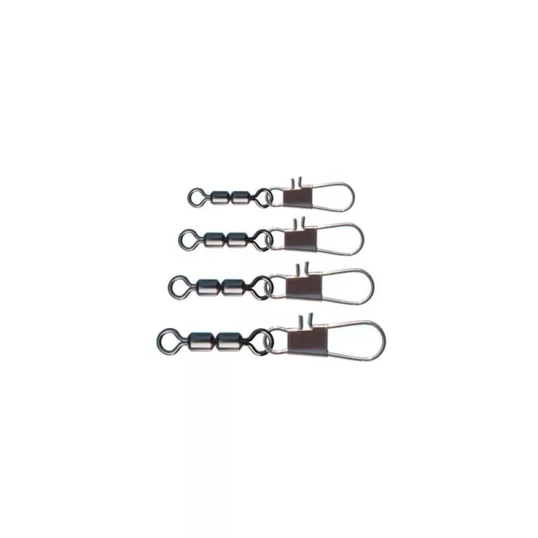 Cralusso Doppia girella con moschettone di sicurezza (6pz/conf) 10