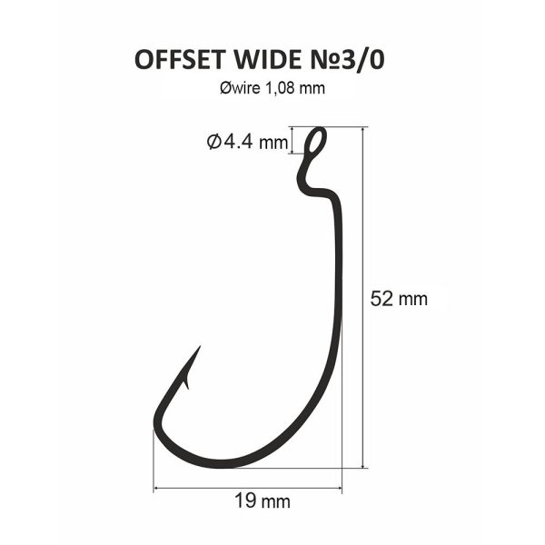 DS Offset wide No. 3/0 (3 pz/confezione)