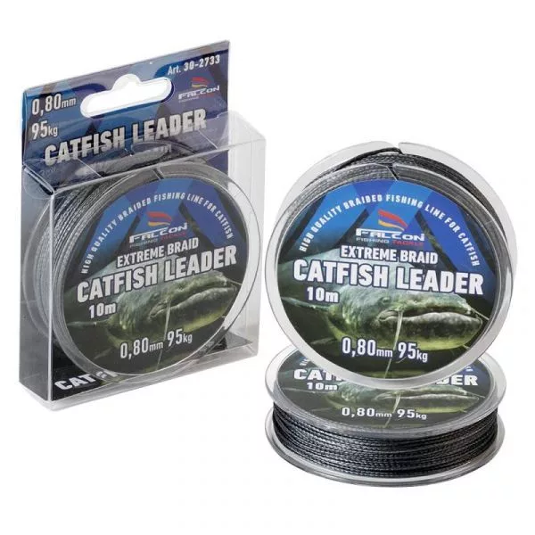 Falcon Treccia Terminale Catfish Leader 10m 0,80 mm