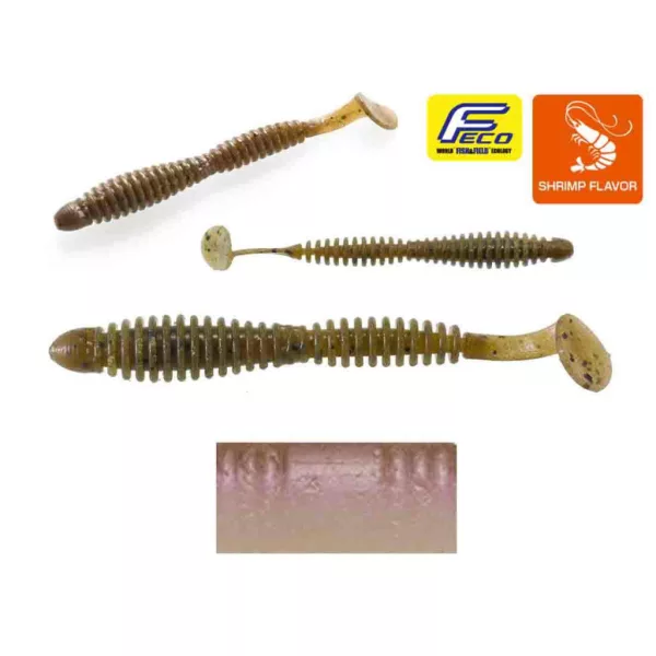 Tiemco Locoism Flexy Shad 7,6cm #226 Purple Smelt Plasztik Csali 7db