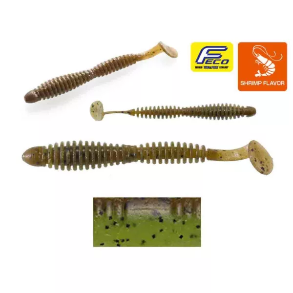 Tiemco Locoism Flexy Shad 7,6cm #228 Gripan Plasztik Csali 7db