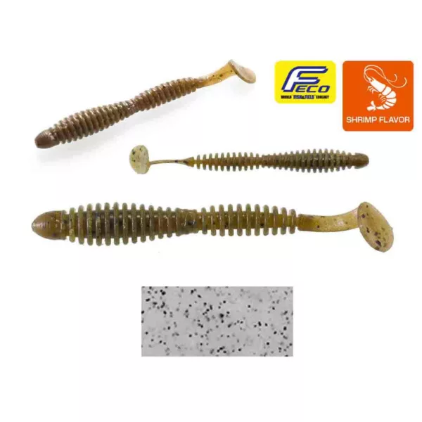 Tiemco Locoism Flexy Shad 8,9cm #161 Whitefish SP Plasztik Csali 7db