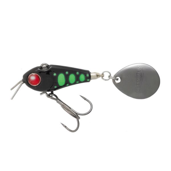 Tiemco Riot Blade S 2,5cm 9gr 12 Black Chart Marked Spinnertail