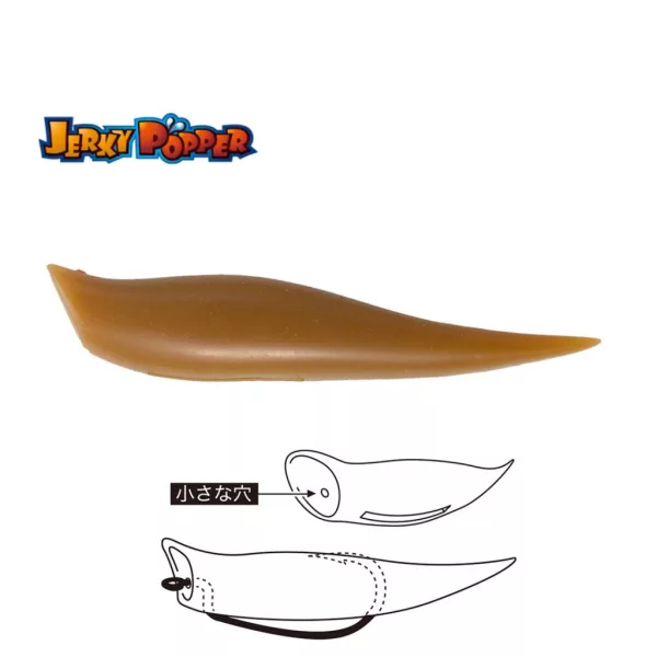 Tiemco Jerky Popper Eco 8,3cm 6gr 22 Mouse Plasztik Csali 3db