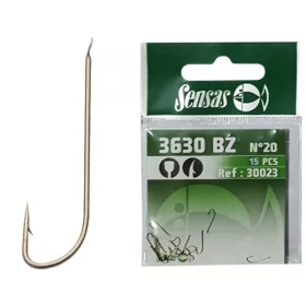   Sensas Feeling 3630 Bronzo 20 a paletta, Amo da breme con ardiglione 15 pz