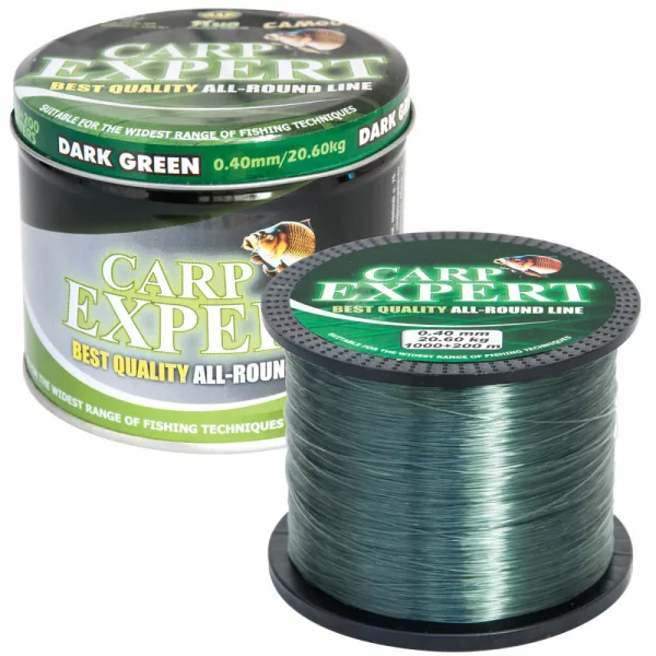 Filo Carp Expert Verde Scuro 0,27 Mm 1200M