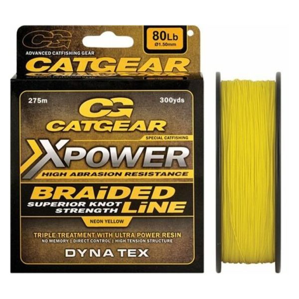 Catgear XPower Braided 275m 0,38mm Trecciato da pesca