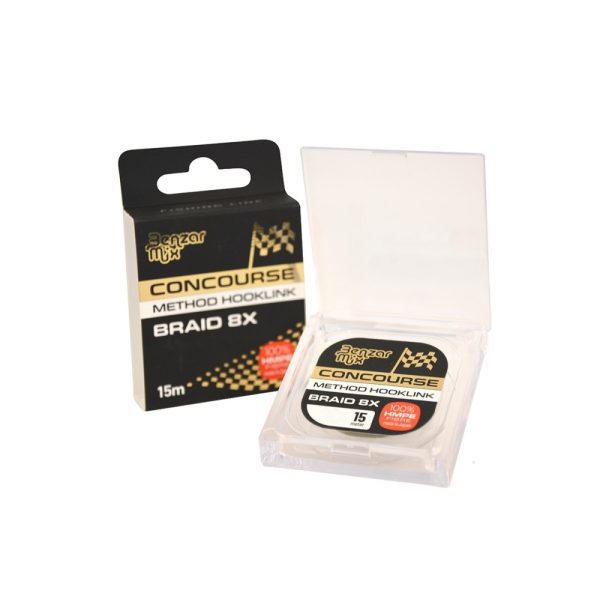 Benzár Concourse Braided Hooklink Trecciato per Terminale 15m 0,04mm