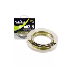   Wizard Edge Pro 8X Braid Verde Oliva 0,16mm 150m Filo Principale Trecciato