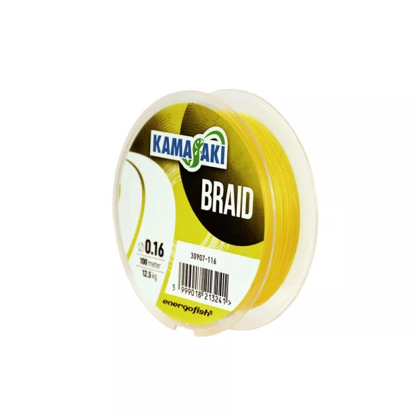 Kamasaki Braid Yellow Trecciato 0,28mm 27,5kg 100m
