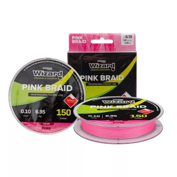 Wizard Pink Braid Trecciato Intrecciato 0,18mm 150m
