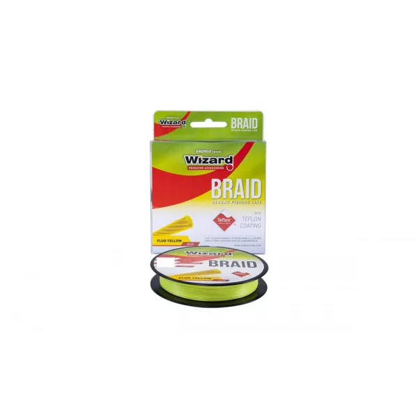 Wizard Braid Treccia Giallo Fluo 0,25 135M 19,25Kg