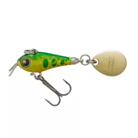  Tiemco Riot Blade S 2,0cm 5gr 103 Holo Green Gold Yamame Spinnertail