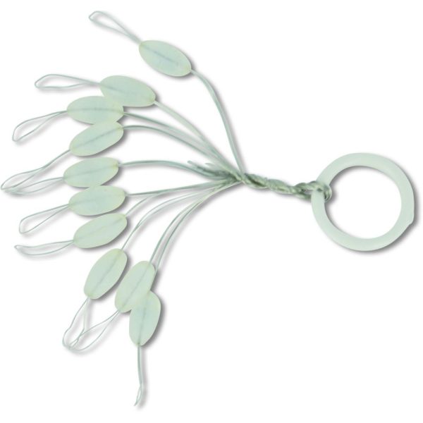 BLACK CAT SILICON STOPPER, OVAL 10 pz/confezione 7MM