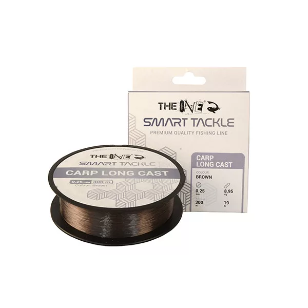 The One Carp Long Cast Brown 300m 0.28mm Filo principale in monofilo
