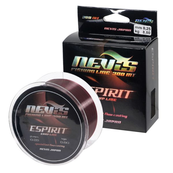 Nevis Espirit 150m 0.40mm Filo madre monofilo-Bordeaux