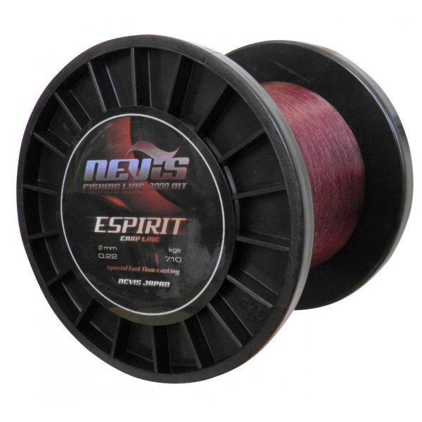 Nevis Espirit 3000m 0.35mm Filo madre monofilo-Bordeaux