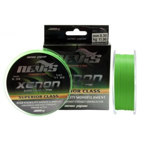 Nevis Xenon 600m 0.35mm monofilo lenza madre-Verde fluo