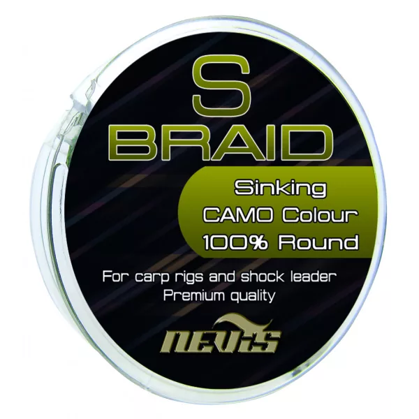 Nevis S Braid 15m 0.18mm Trecciato per terminali-Verde
