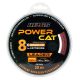Nevis Powercat Braid Leader X8 20m 0.80mm Trecciato per terminali-Marrone