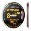 Nevis Powercat Braid Leader X8 20m 0.80mm Trecciato per terminali-Marrone