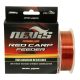 Nevis Red Carp Feeder 150m 0.18mm Filo principale Monofilamento-Rosso trasparente