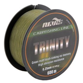 Nevis Trinity 600m 0.28mm Lenza principale in monofilo-Verde
