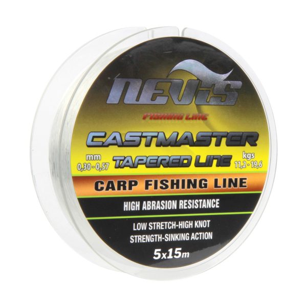 Nevis Castmaster Tapered Line 5X15m 0.20-0.57mm Filo