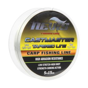 Nevis Castmaster Tapered Line 5x15m 0,23-0,57mm Filo