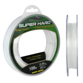   Nevis Super Hard Snag Leader 100m 0.50mm Lenza principale in monofilo-Trasparente