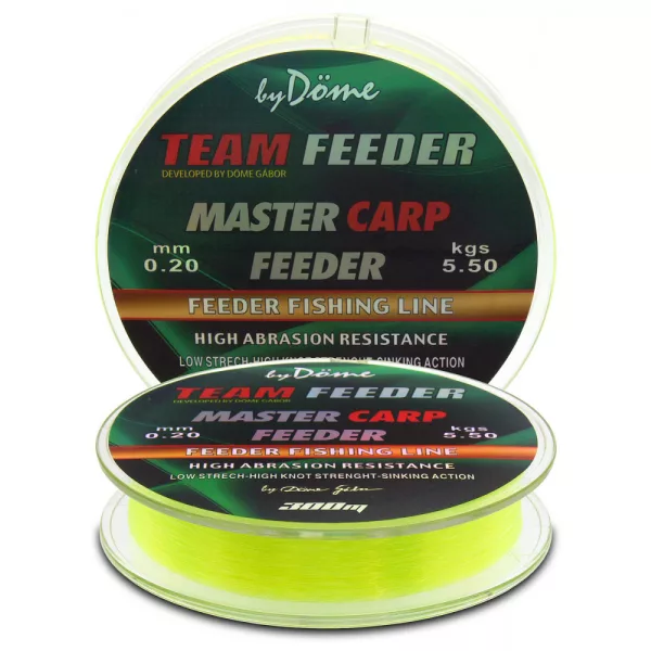 Haldorádó By Döme TF Master Carp 300m 0.18mm Filo da pesca principale monofilamento-Giallo fluo