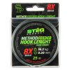 Stég Stég Treccia per finale Method Feeder 0.10mm 25m-Verde scuro