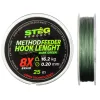 Stég Stég Treccia per finale Method Feeder 0.14mm 25m-Verde scuro