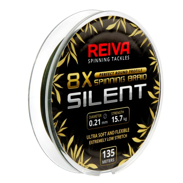 Reiva Silent 0,06mm 135m Camou Green Fonott Főzsinór
