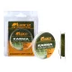 Carp Academy Karma Hooklink 20m 0.35mm 20lb Camo Trecciato per terminali-Verde