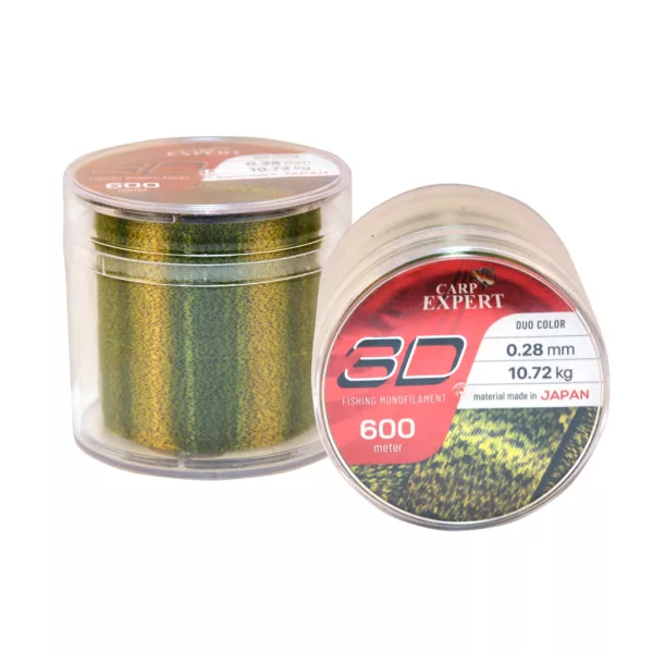 Carp Expert 3D Camouflage 0,20mm 600m Filo principale monofilamento