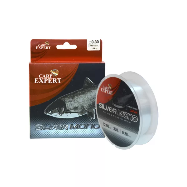 Carp Expert Silver Carp Mono 0,50mm 300m Monofilamento Lenza Principale