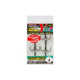   Decoy Y-F33F Extra Fine Wire #3/0 Füles Szakállas Háromágú Horog 5db