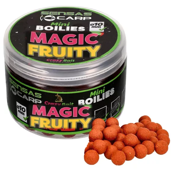 Sensas Mini Boilies Crazy Magic Fruity 10mm Boilies da innesco 80gr