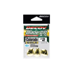 Decoy BL-7G Cr Colorado Gold 2 Spinner Blade 5db