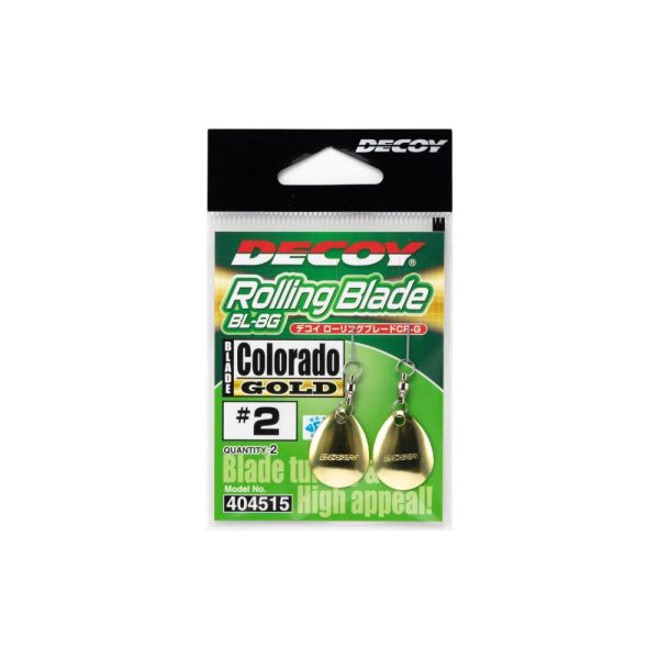 Decoy BL-8G Colorado Gold 3 Spinner Blade Forgóval 2db