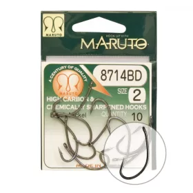   Maruto Amo 8714Bd Ami da carpa Hc T.D.E.5° Con ardiglione Forgiato Nichel Nero 2