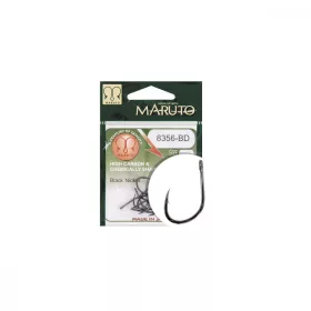   Maruto Amo 8356-Bd Ami da carpa Con ardiglione Forgiato Occhiello dritto Hc Nichel Nero 10