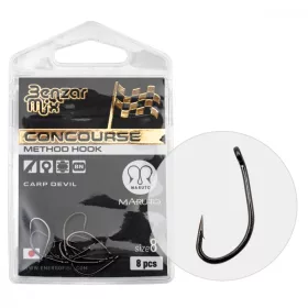   BENZÁR CONCOURSE METHOD CARP DEVIL AMO 10 8PZ/CONF - Amo da feeder - Amo con ardiglione, Amo con occhiello