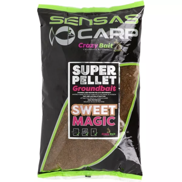 Sensas Super Pellet Sweet Magic Pastura 1kg
