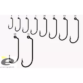   Eagle Claw Jig Ec O Shaughnessy Amo Offset da Spinning con Occhiello e Ardiglione 900 Bz 5/0