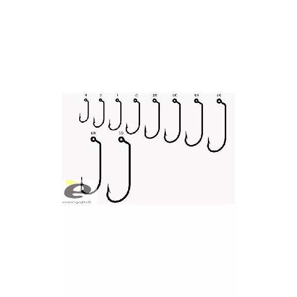 Eagle Claw Jig Ec O Shaughnessy Amo Offset da Spinning con Occhiello e Ardiglione 900 Bz 5/0