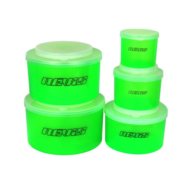 Nevis Limit set di contenitori 5 pezzi 1l, 3/4l, 1/2l, 1/4l, 1/8l